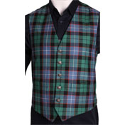 Waistcoat, Tartan Vest, Wool, Galbraith Tartan